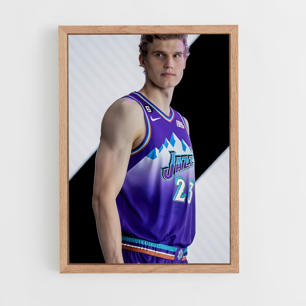 Poster Lauri en Action – affiche Basketball (vue 4)